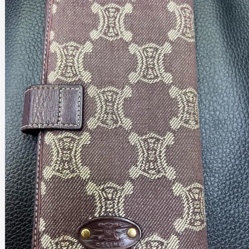 Celine Brown Patterned Women's Wallet
